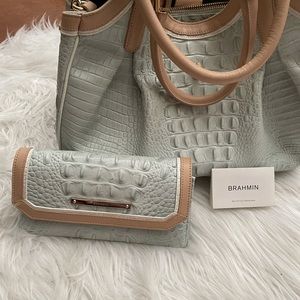 Brahmin purse with wallet!